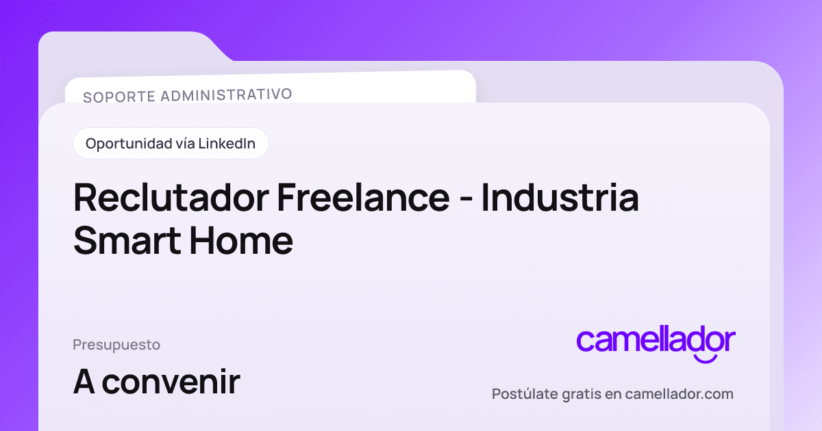 Vista previa del enlace con la marca de Camellador
